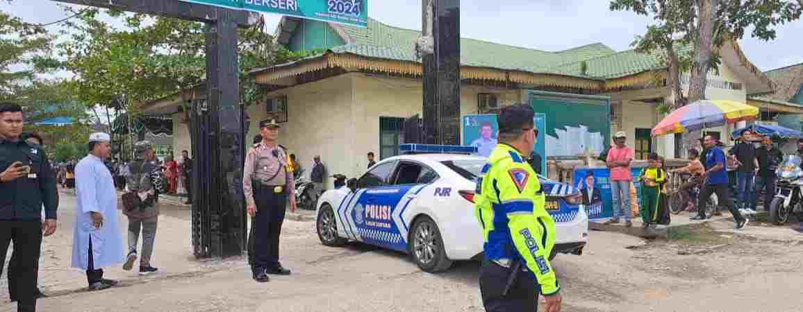 Polres Langkat Laksanakan Pengamanan Kunjungan Cawapres Muhaimin Iskandar di Langkat