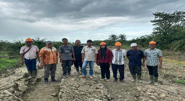 Program TJSL PTPN I Adopsi CSV Lakukan Normalisasi Saluran Air Di Kabupaten Aceh Utara