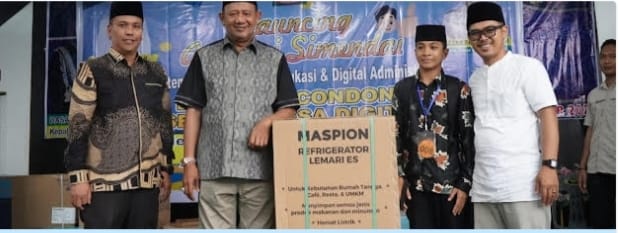 PLT Bupati Langkat Lauching Aplikasi Simendai Miliki Desa Ara Condong