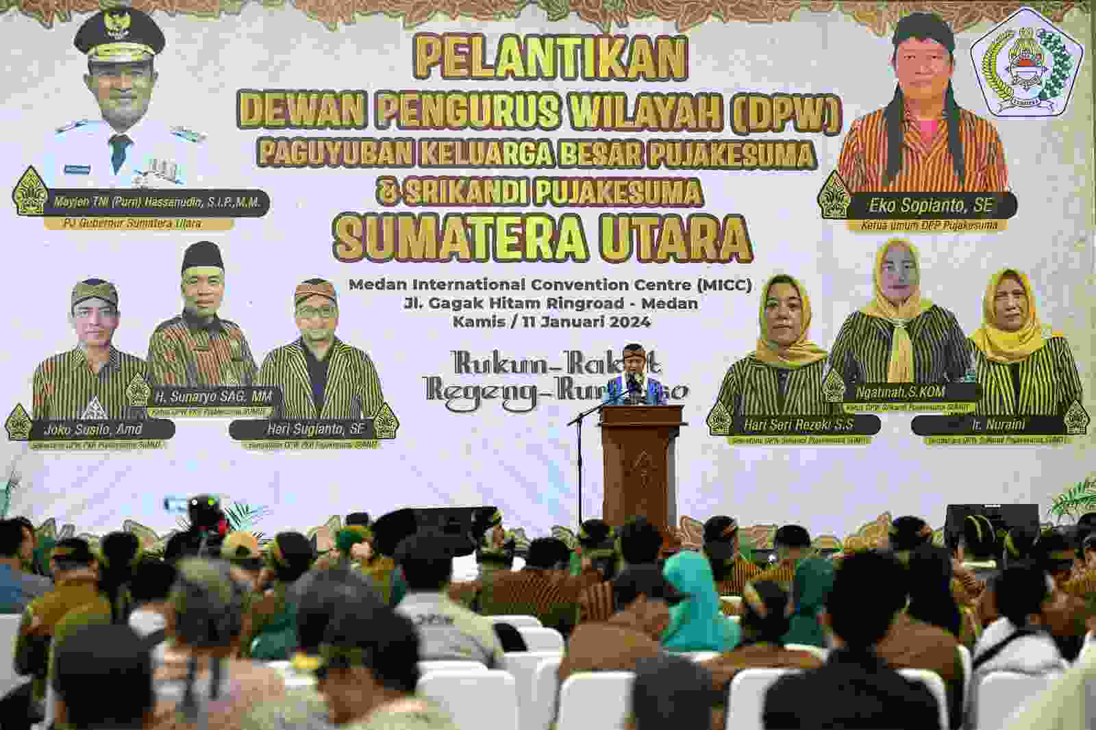 Pj Gubernur Harapkan Pujakesuma Terus Berkontribusi Membangun Sumut