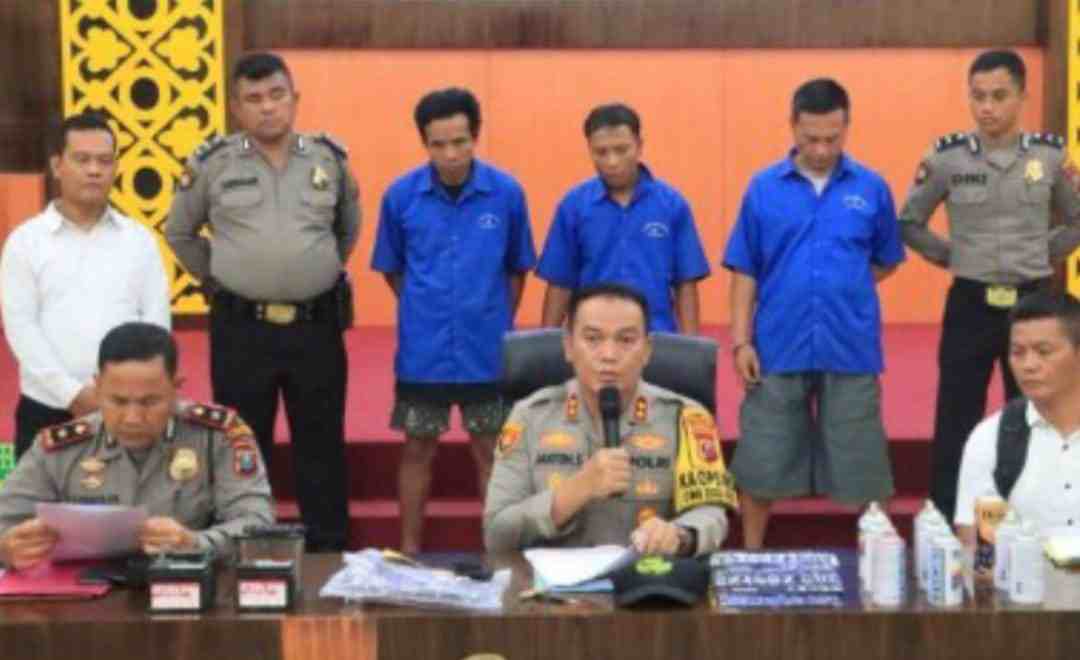 Kapolres Pelabuhan Belawan Sikat Lokasi Penadah Sepeda Motor Curian.