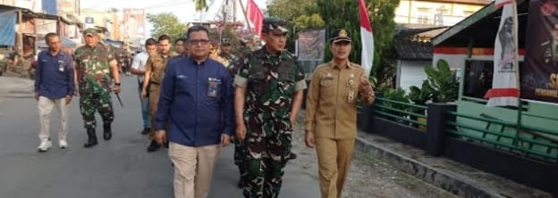 PlT Bupati Langkat diwakili Staf Ahli Rudi Kinandung, hadiri Vidcon dengan Kasad TNI Launching Program TNI AD Manunggal air 2024