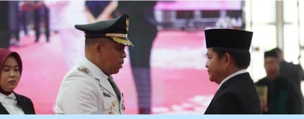 PJ Gubernur Hassanudin Lantik Faisal Hasrimy menjadi PJ Bupati Langkat