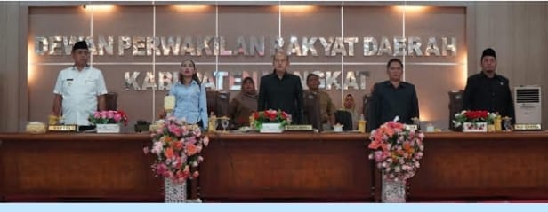 PJ Bupati Langkat Faisal Hasrimy Hadiri Rapat Paripurna Penetapan Pokok-pokok Pikiran DPRD Langkat TA 2024