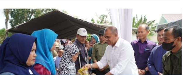 Antisipasi Inflasi Menjelang Ramadhan, Faisal Hasrimy Gelar Gerakan Pasar Murah di Kecamatan Sei Lepan