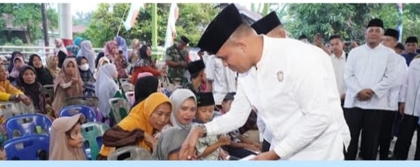 PJ Bupati Langkat dan Tim I Safari Ramadhan Hadir di Masjid AT-TAQWA Padang Berahrang