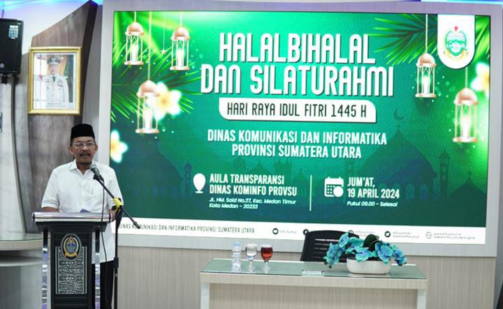 Halalbihalal Keluarga Besar Dinas Kominfo Sumut