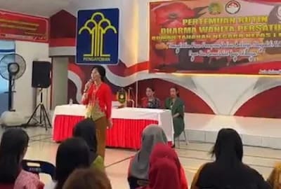 Pertemuan Rutin Dharma Wanita Persatuan Rutan Kelas I Medan Meriahan Hari Kartini