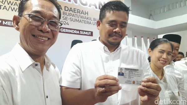 Bobby Nasution Resmi Jadi Kader Gerindra