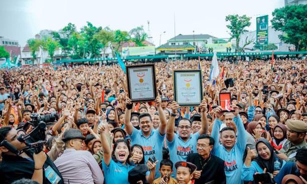 Gebyar Pendidikan Kota Medan 2024 Pecahkan Dua Rekor MURI