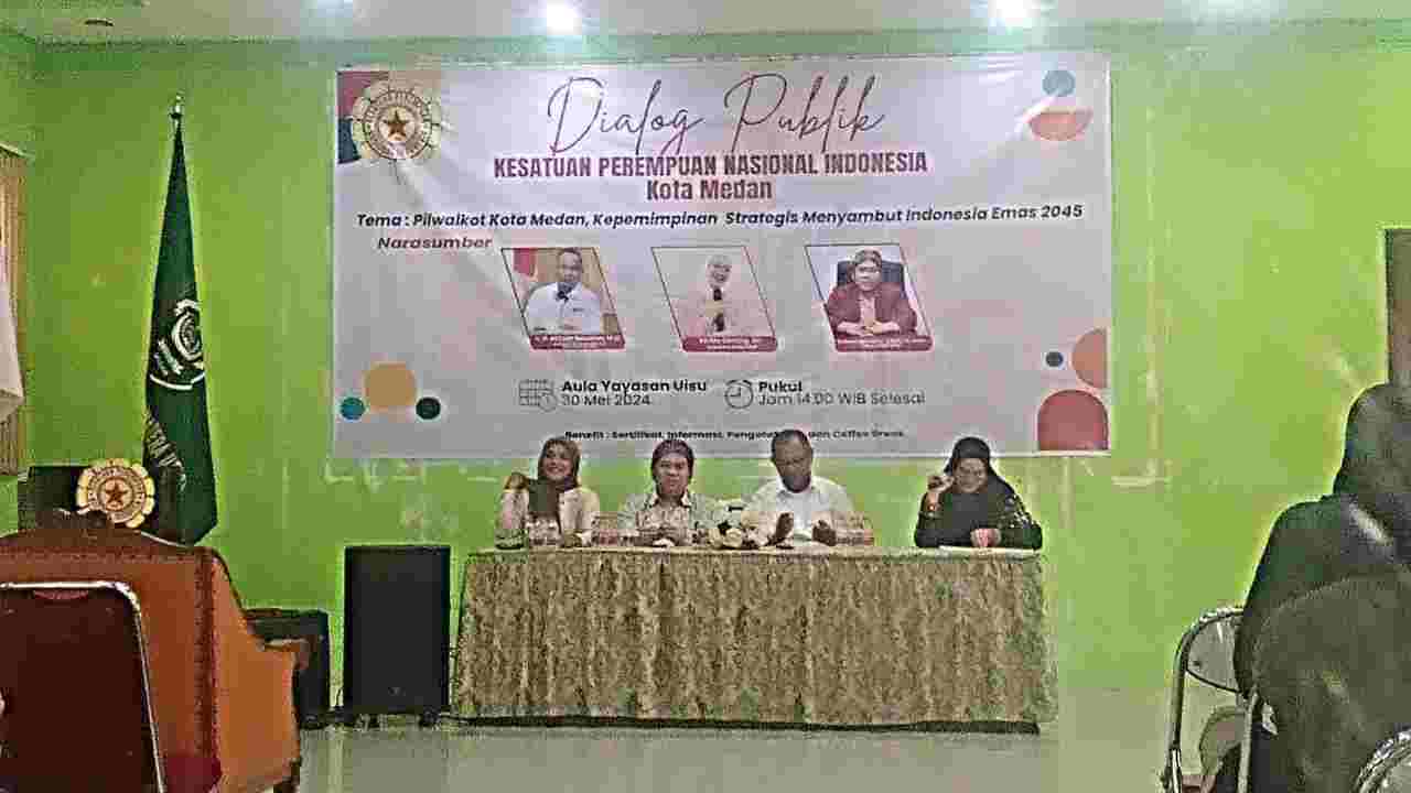 DPC KPNI: Kesatuan Perempuan Nasional Indonesia, Adakan dialog Publik Berthemakan: Pilwalkot Medan Menuju Indonesia Emas 2045