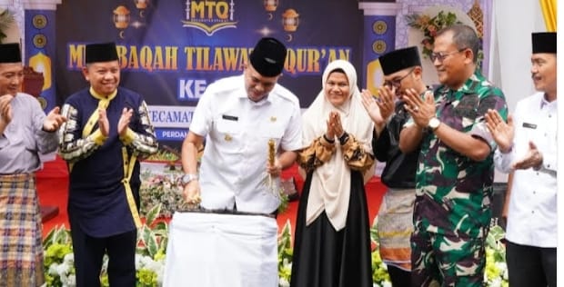 Bupati Langkat resmi membuka MTQ Ke-57 Tingkat Kecamatan Stabat 2024