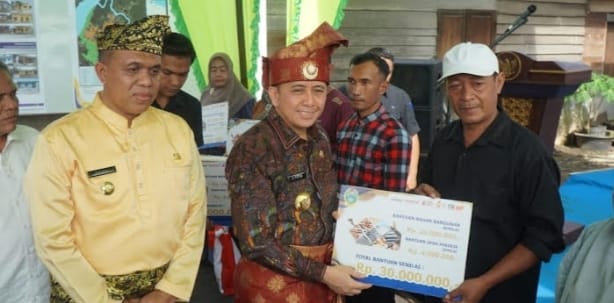 Mendapat Bantuan RLTH 50 Unit dari Pemprovsu, Pj Bupati Langkat Faisal Hasrimy sampaikan Apresiasi dan Terima Kasih