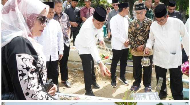 Milad Ke 53 MABMI, Pj Bupati Langkat Faisal Hasrimy ziarah ke Makam Sultan Langkat dan Pendiri MABMI