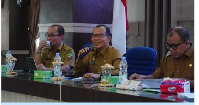 Pj.Bupati Langkat Dorong Sinergitas antar OPD dalam Evaluasi Penurunan Stunting 2024