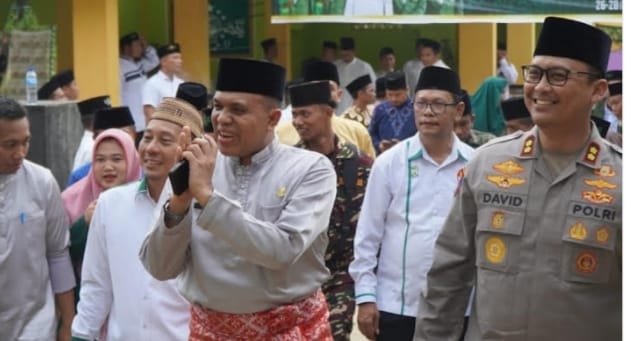 Pj Bupati Langkat H.M.Faisal Hasrimy membuka Pendidikan Kader Penggerak NU Angkatan I di Sei Lepan