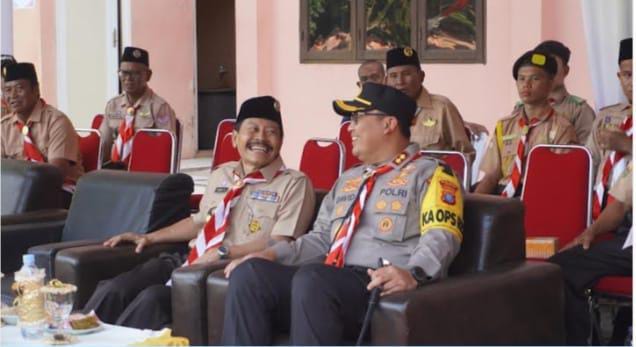 Kapolres Langkat AKBP David Triyo Prasojo Buka Perkemahan Pramuka: Membentuk Generasi Berkarakter dan Mandiri