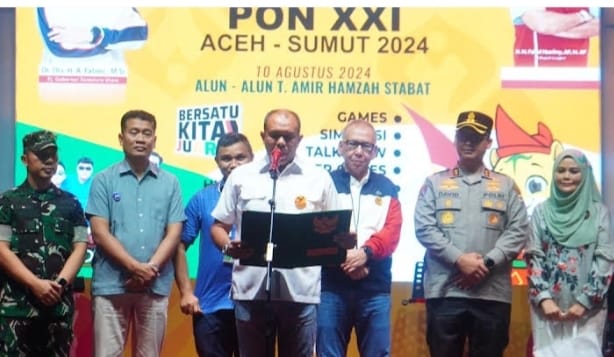 Pj Bupati Langkat Faisal Hasrimy Ajak Masyarakat Sukseskan PON XXI Aceh-Sumut 2024 melalui Peran Aktif sebagai Volunteer