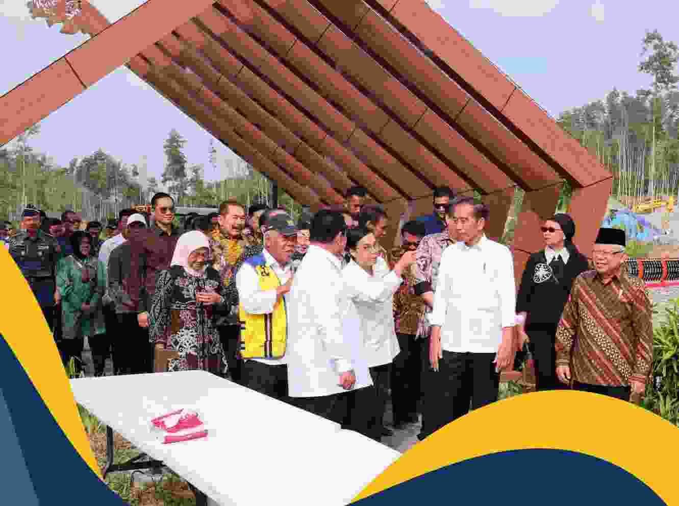 Menteri AHY Berkeliling IKN Bersama Presiden, Wapres RI, dan Menteri KIM Meninjau Embung hingga Sumbu Kebangsaan