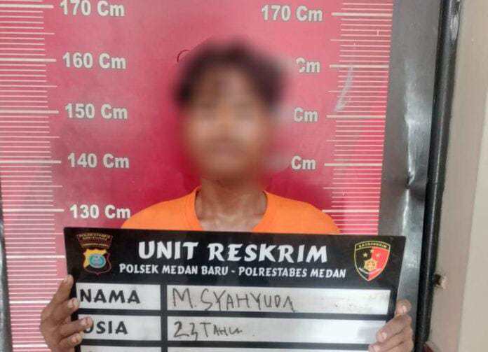 Personil Reskrim Polsek Medan Baru Tangkap Pelaku Curanmor di Padang Bulan