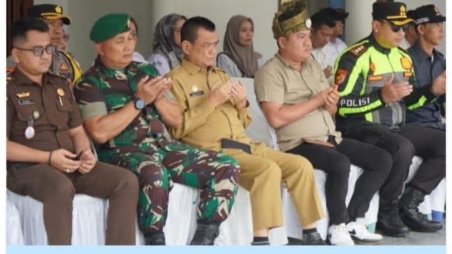 Pemda dan Polres Langkat Lepas Pendistribusian Logistik Pilkada Sumut dan Langkat 2024