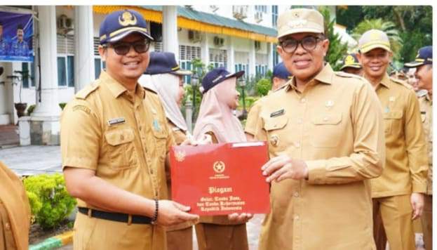 PJ Bupati Langkat Tegaskan Sinergi Program Nasional dalam Apel Gabungan ASN