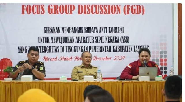 Bupati Langkat Dorong Budaya Anti-Korupsi: FGD Hari Antikorupsi Sedunia Digelar di Grand Hotel Stabat