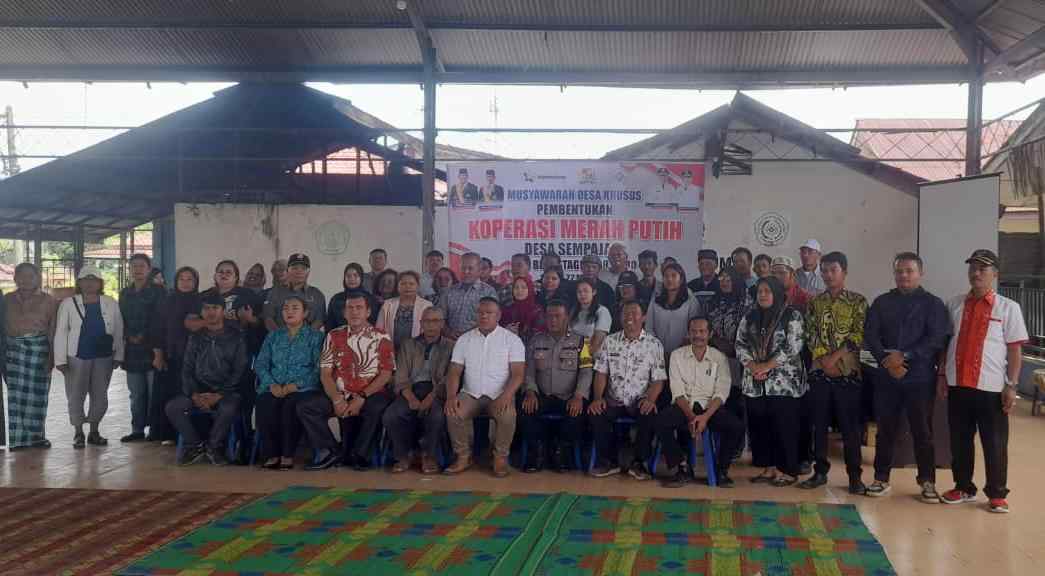 Musyawarah Desa Sempajaya Sepakati Pembentukan Koperasi Desa Merah Putih